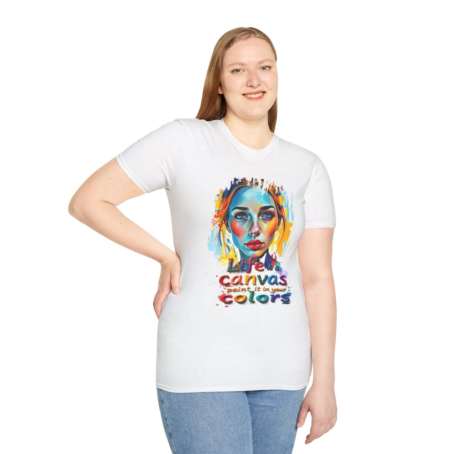 Canvas Life Unisex T-Shirt for Holi Celebration