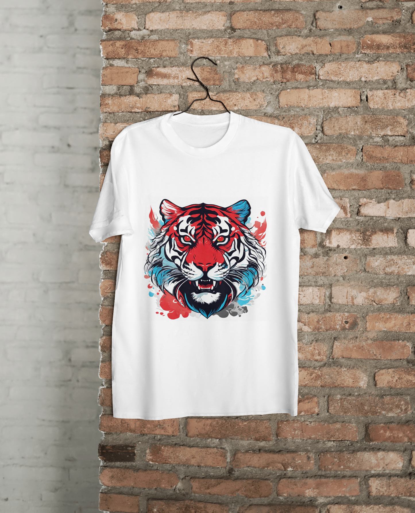 Vibrant Tiger Graphic Unisex T-Shirt